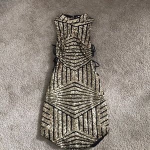 Gold Sequin Dress from Peppermayo (Worn Once)